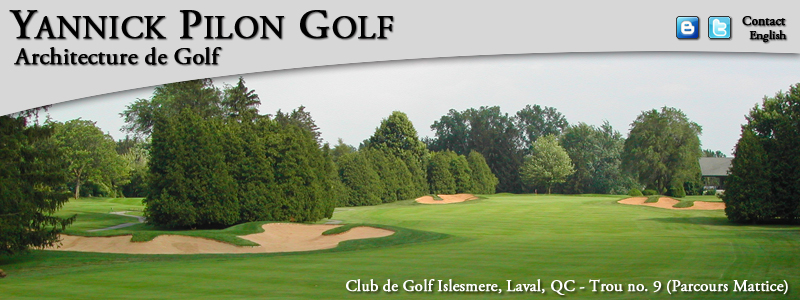 Club de Golf Islesmere, Laval, Quebec - Trou no. 9 (Parcours Mattice)